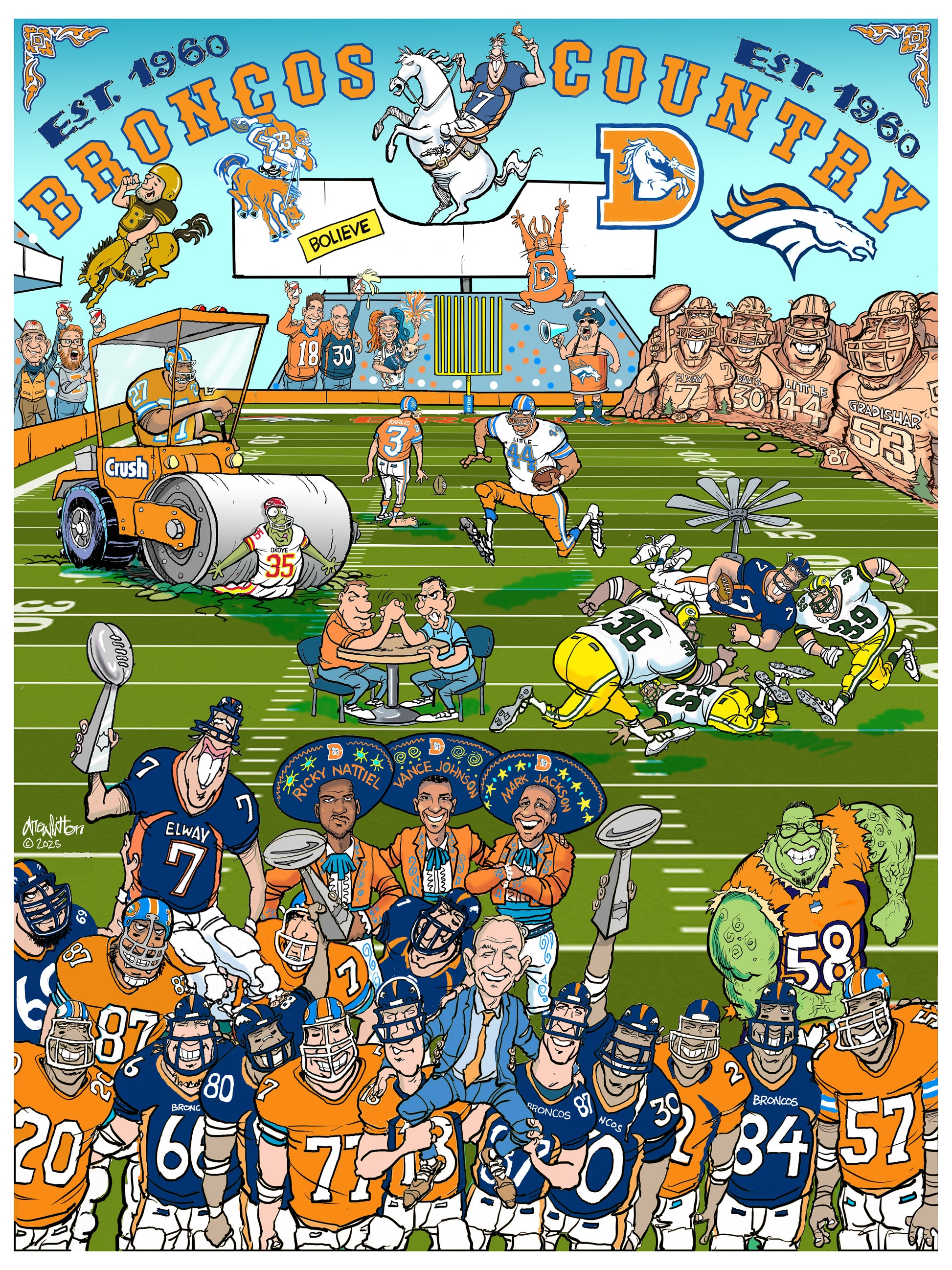 Broncos Country Poster