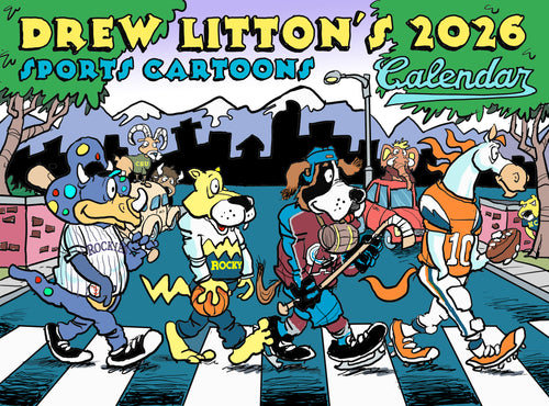 2026 Drew Litton's Sports Cartoons Calendar