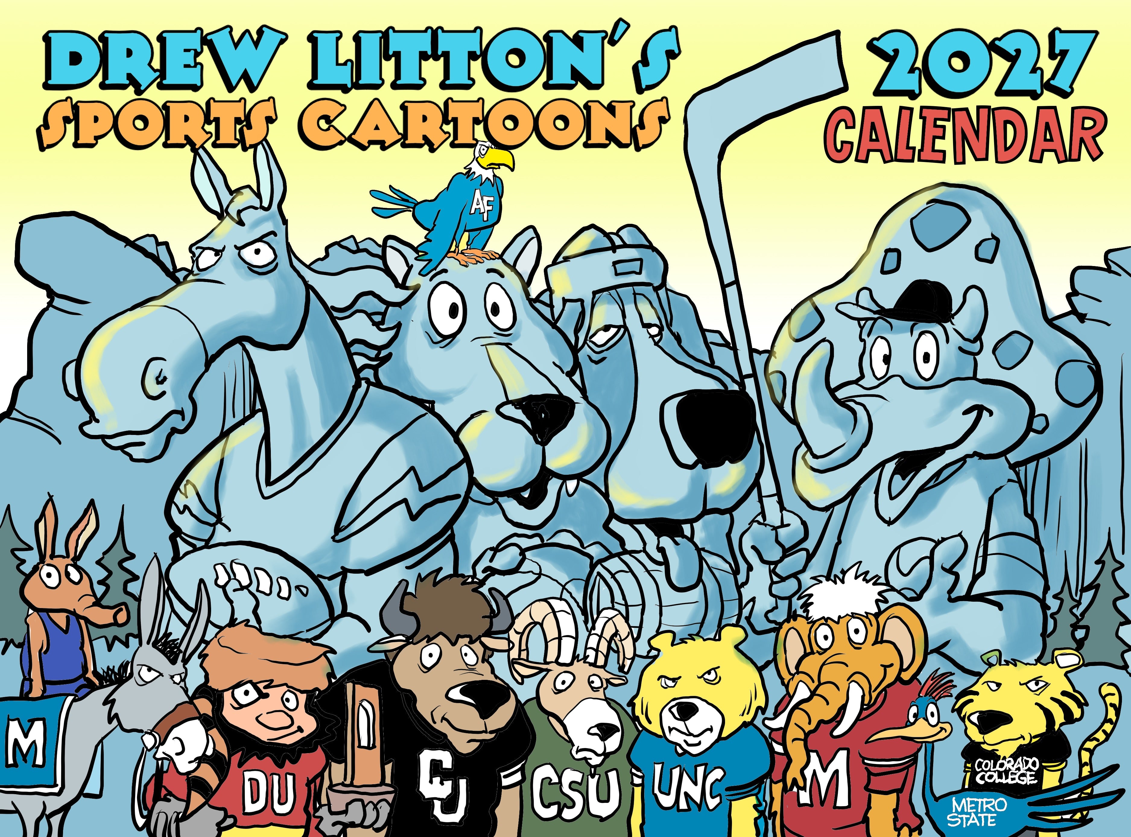 Drew Litton's 2027 Sports Cartoons Calendar