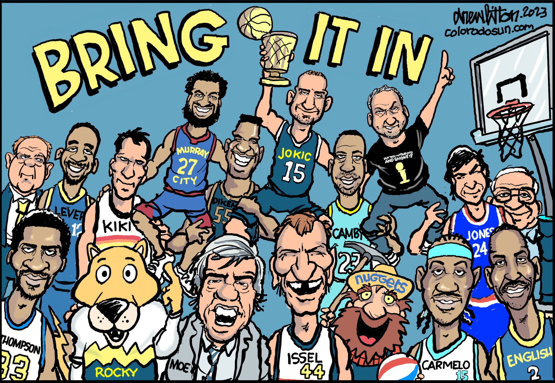 Denver Nuggets Bring It In Print