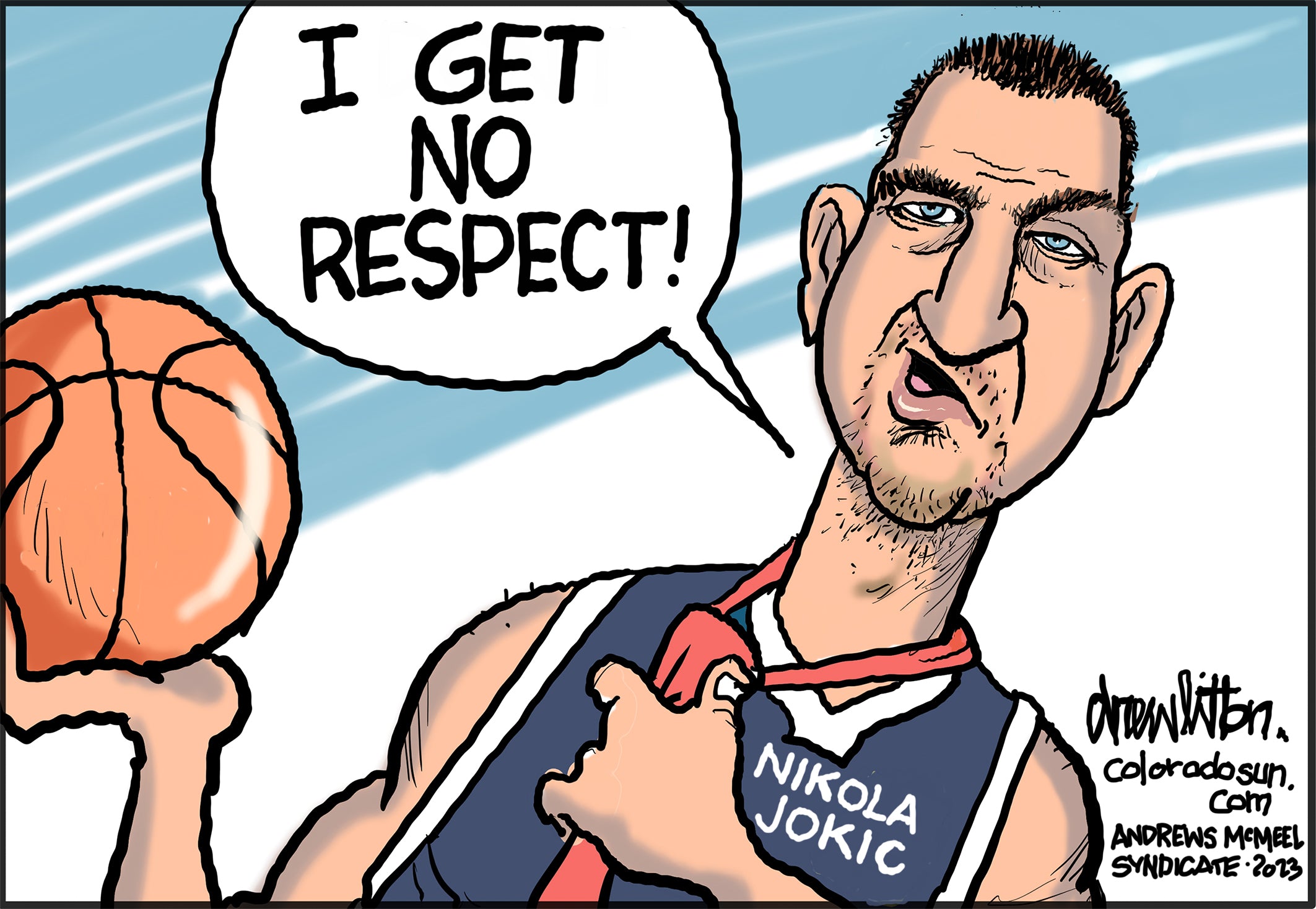 Nuggets Nikola Jokic I Get No Respect Print