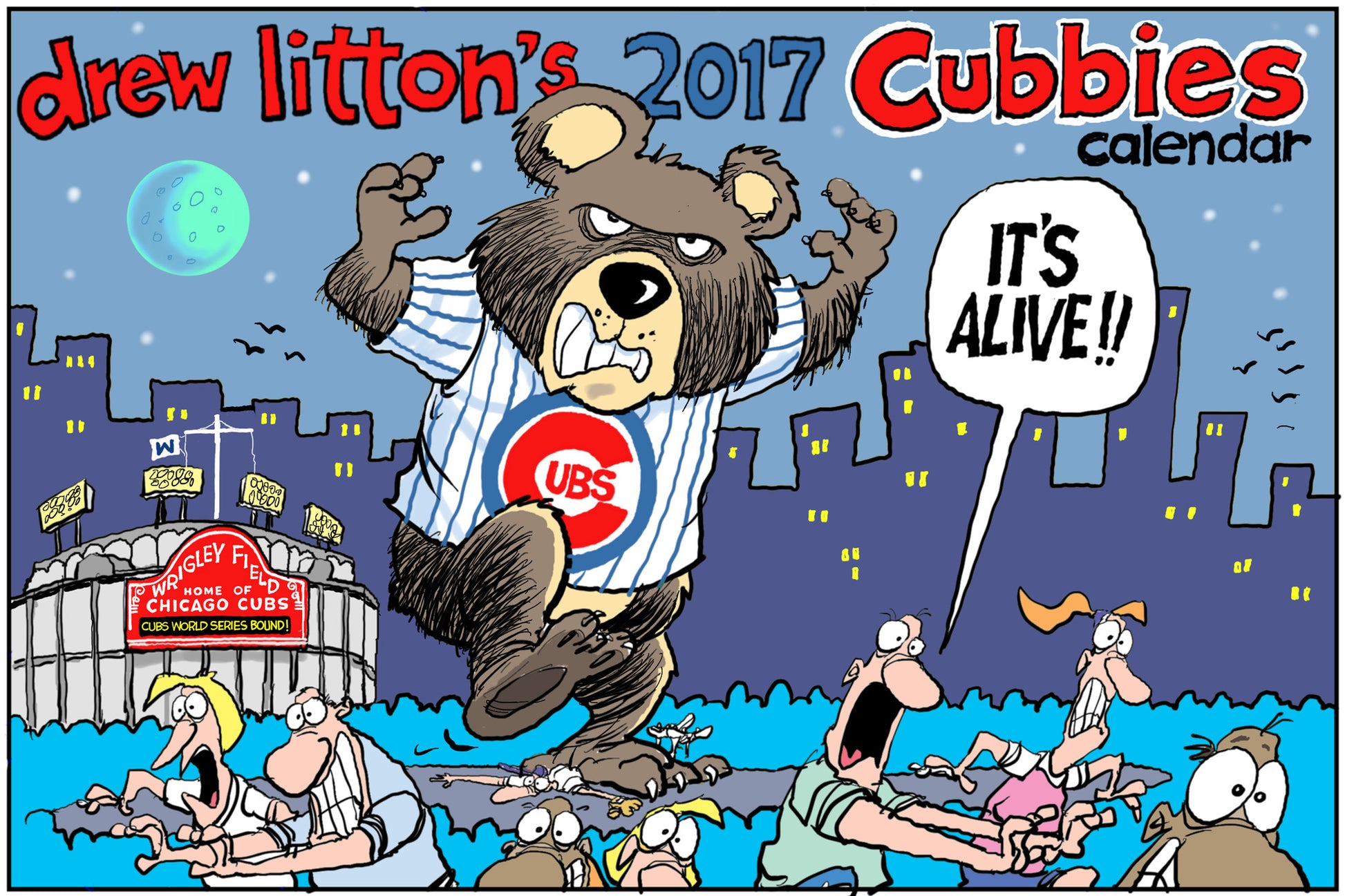 Drew Litton's 2017 Chicago Cubs Calendar
