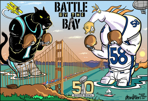 Battle by the Bay 14 X 11 Print