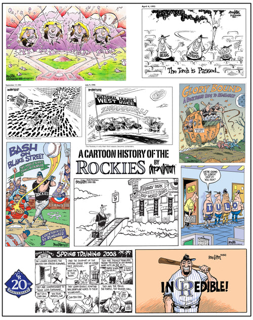 A Brief History of the Rockies 17x22 Print