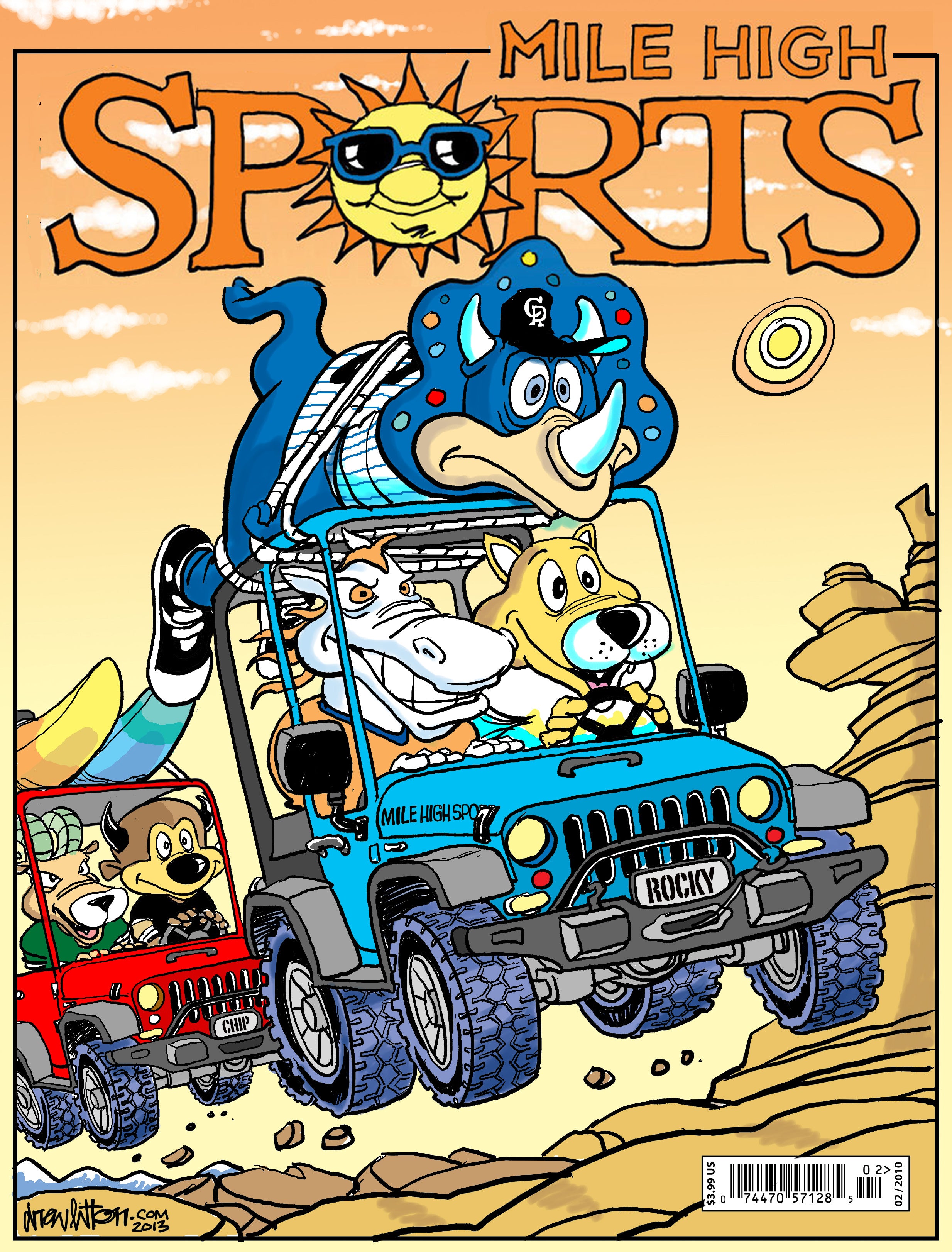 Mascot Madness Print 17x22